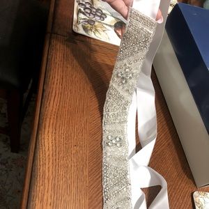 Wedding belt sequined